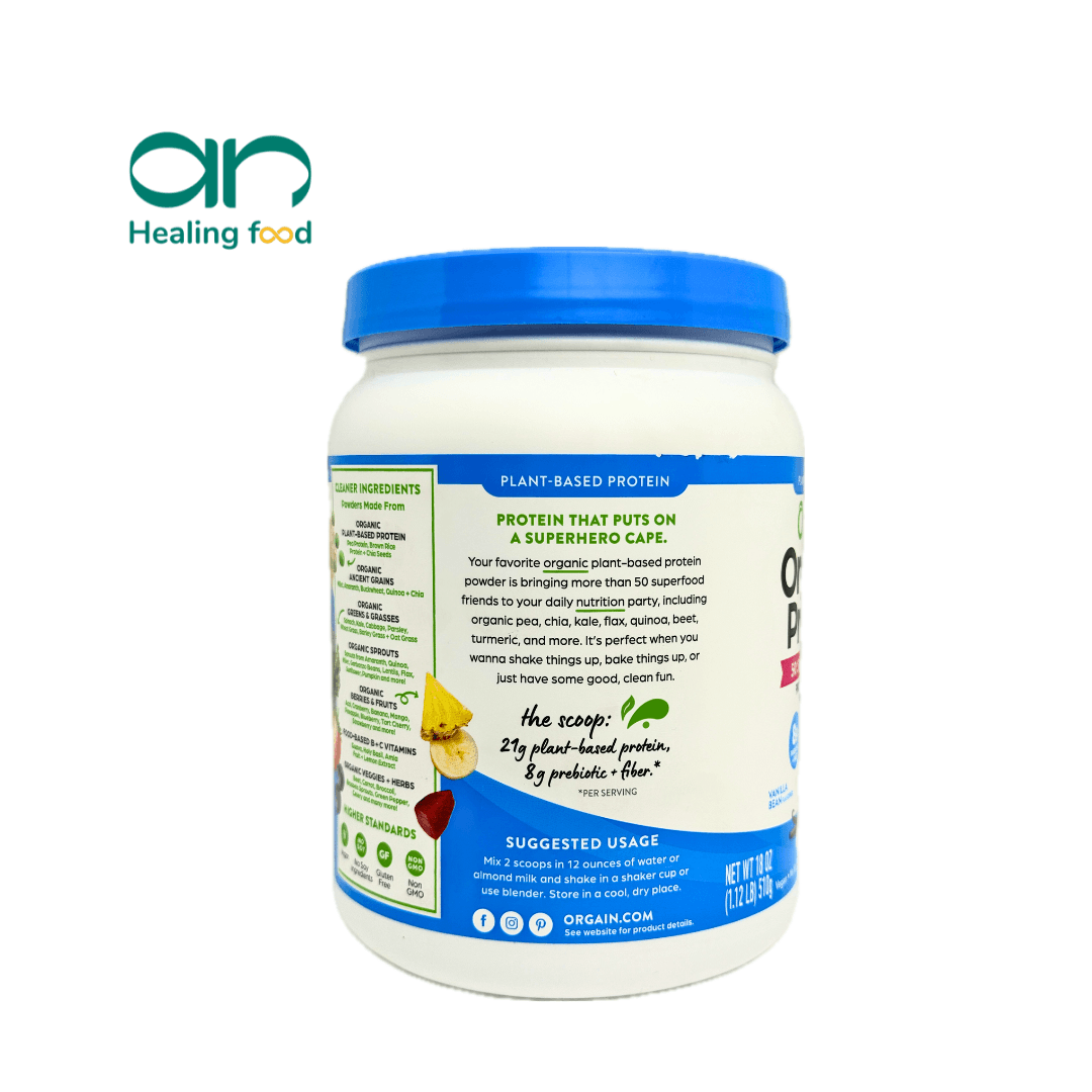 Bột Protein Thực Vật Hữu Cơ Orgain Organic 918gr
