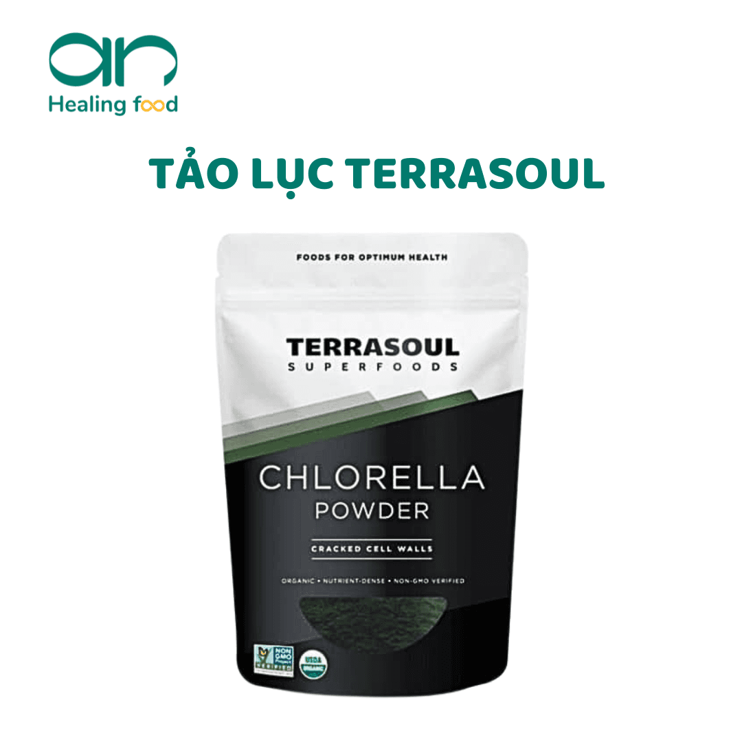 Bột Tảo Terrasoul Hữu Cơ - Tảo Lục - 170 Gram