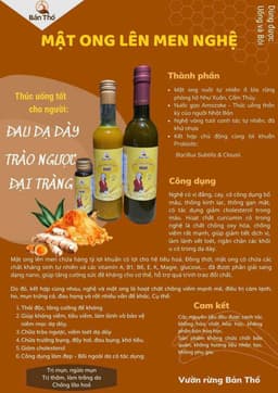 Mật Ong Lên Men Nghệ - 400gr