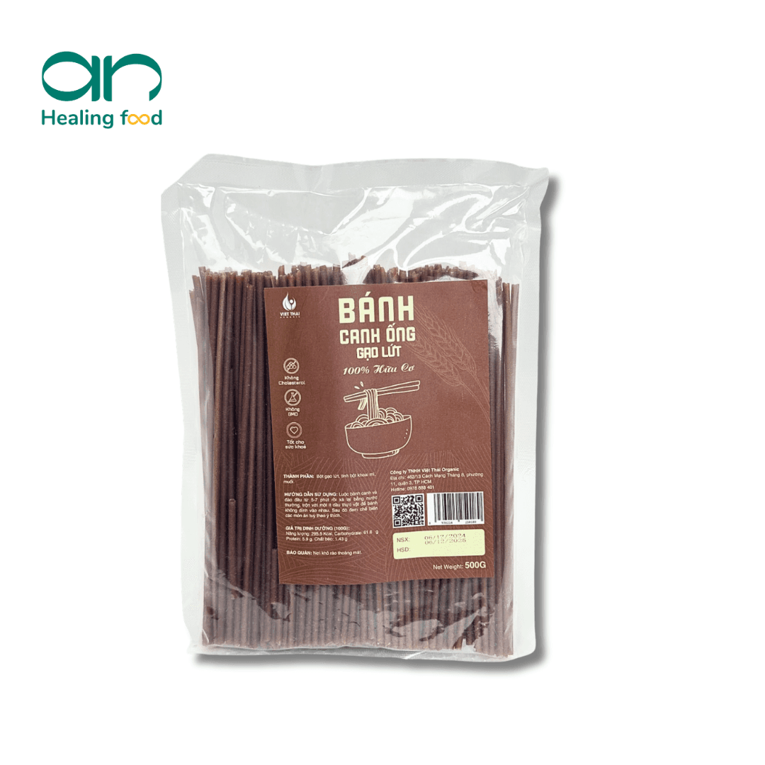 Bánh Canh Ống Gạo Lứt Organic